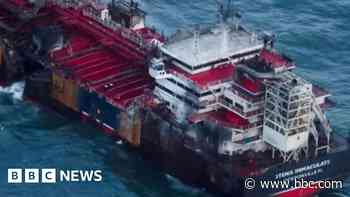 Tanker to be towed to Great Yarmouth after crash