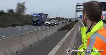 A3 bei Dettelbach: Lkw kracht ungebremst in Stauende - Polizei zeigt 23 Gaffer an