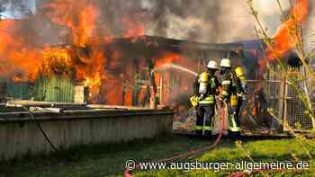 Vereinsheim in Flammen: Feuerwehr bekommt unerwartete Unterstützung
