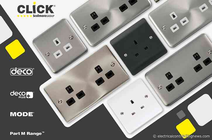 Click Scolmore launches Unswitched Safety Shutter Socket Outlets