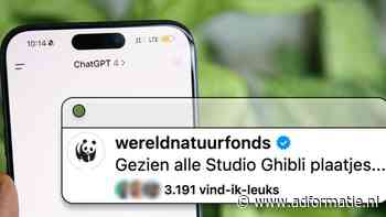 Wereld Natuur Fonds deelt belangrijke boodschap na spotten van talloze ChatGPT-afbeeldingen