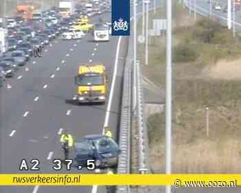 Ongeval op de A2 richting Utrecht voor Abcoude