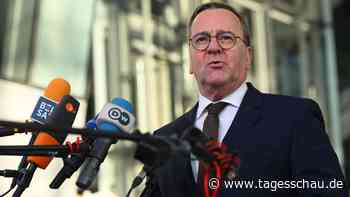 Pistorius kündigt Waffenlieferung in die Ukraine an