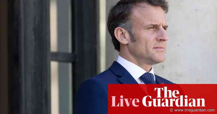 France could recognise Palestinian state ‘in June’, says Emmanuel Macron – as it happened