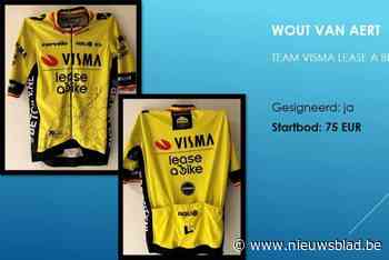 Wil jij een shirt van Wout Van Aert of Hans Vanaken? Doe dan mee aan de veiling voor Thomas
