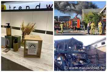 Met ‘Lauwe leeft, Lauwe geeft’ willen bewoners álle getroffenen van verwoestende brand steunen: “52 spaarpotjes verspreid over gemeente”