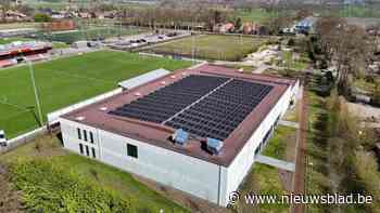 416 zonnepanelen op dak van gymhal