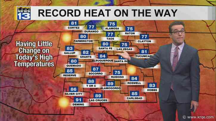 Hottest weather of season with record temperatures