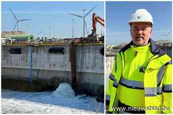 Laat de kraan maar lopen: 320 zwembaden water nodig om bouwdok Scheldetunnel te vullen