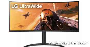 Almost 50% off — 34-inch LG UltraWide monitor for $340