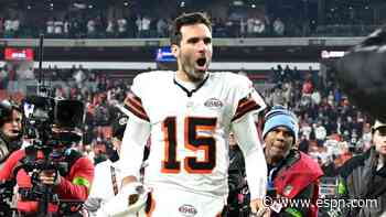 QB Flacco rejoining Browns on one-year contract