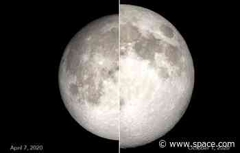 Watch April's Full Pink 'micromoon' rise this weekend with a free telescope livestream