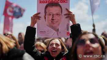 Jailed Turkish mayor, an Erdogan rival, makes 1st court appearance since arrest