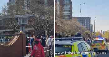 LIVE updates as police cordon off busy road outside Plumstead mosque