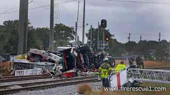 Fla. firefighter fired after driving into path of Brightline train