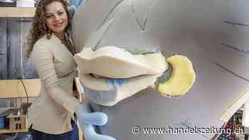 In Gelterkinden BL nimmt das ESC-Maskottchen Lumo Form an