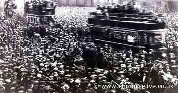 A Newcastle United trophy parade and 10 photographs recalling Tyneside life in 1910 
