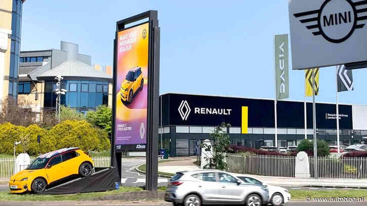 Renault trolt Mini dealer in Londen