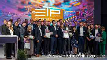 Das sind die strahlenden Gewinner des ersten ElectroTEC Pioneer Awards