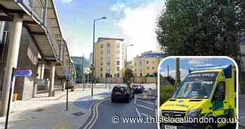 Woman in hospital after crash near DLR station in Poplar