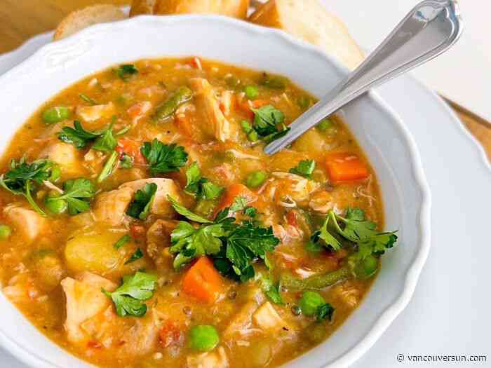 Recipe: This leftover rotisserie chicken stew is a quick and healthy one-pot meal