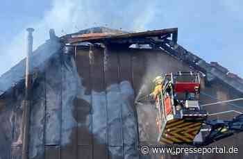 FW-GLA: Fassadenbrand mit Cobra-System eingedämmt