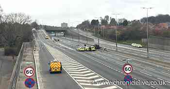 Police officer discharged from hospital after major A1 crash during BMW pursuit