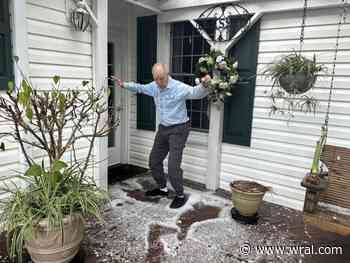 WRAL Weather Alert Day: Severe thunderstorms, hail making way through Triangle