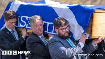 Mourners gather for MSP Christina McKelvie's funeral