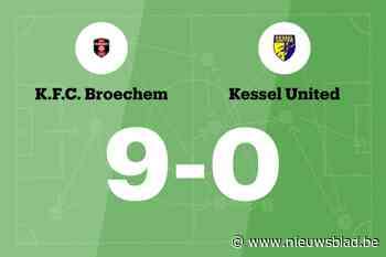 Broechem B maakt veel doelpunten thuis tegen Kessel United
