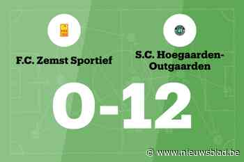 Out-Hoegaarden B haalt uit tegen FC Zemst