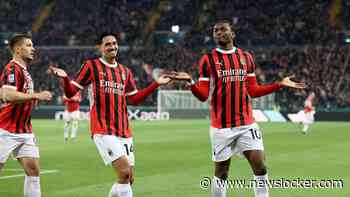 Reijnders scoort voor AC Milan in gewonnen uitduel met Udinese
