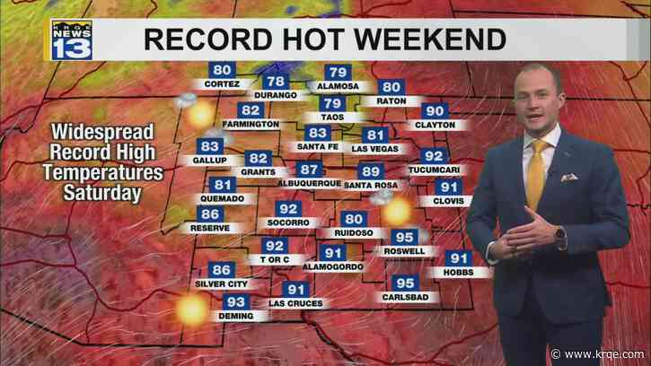 Record hot weekend across New Mexico