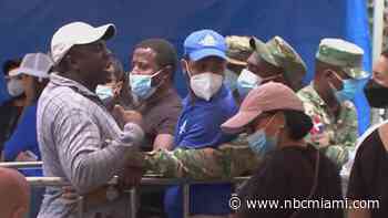 Exasperated families wait for news of loved ones who died in Dominican roof collapse