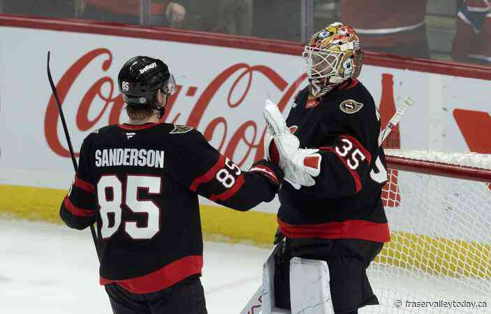 Senators prevent Canadiens from clinching playoff spot with 5-2 win