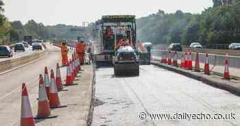 This is why you may not have seen much work on M27 resurfacing recently