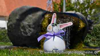 Wo versteckt sich der kleine Hase im letzten Teil des Osterrätsels?