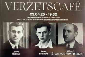 Buitengewoon verzet van gewone mensen: Alfons Matthys brengt  relaas van vader Jules in Derde Gents Verzetscafé