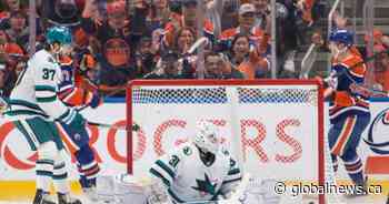 Oilers clinch playoff berth with 4-2 win over Sharks