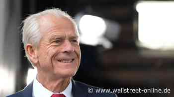 Peter Navarro : Crash? Was für ein Crash! Trumps Zollberater winkt ab – "Kein großes Ding"