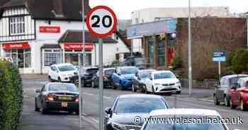 All the 20mph roads in Wales set to be 30mph again