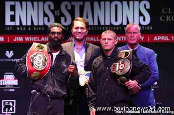 Jaron Ennis Back In Action, But Who is Stanionis?