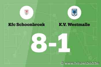Geen verbetering voor Westmalle na verlies tegen Schoonbroek