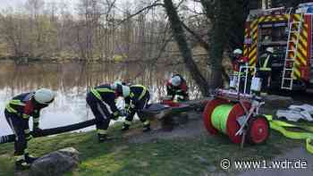 Waldbrandgefahr: Grenzüberschreitende Feuerwehrübung