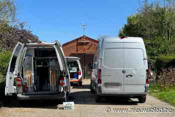 Drugslabo ontdekt in oude loods in Zedelgem: lokale en federale politie ter plaatse