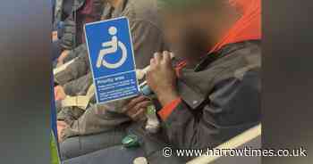 WATCH: Moment Tube passenger openly smoking crack pipe on TfL train