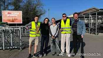 Jong N-VA ruimt Lierse stationsbuurt op: “Zelf goede voorbeeld geven”