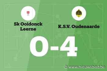KSV Oudenaarde speelt vijf wedstrijden zonder tegendoelpunten