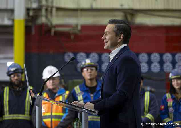 Poilievre heads to Carney’s riding, announces help for military veterans