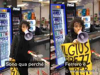 "Cibo dannoso per la salute". Gli ecovandali contro Ferrero: il blitz al supermercato